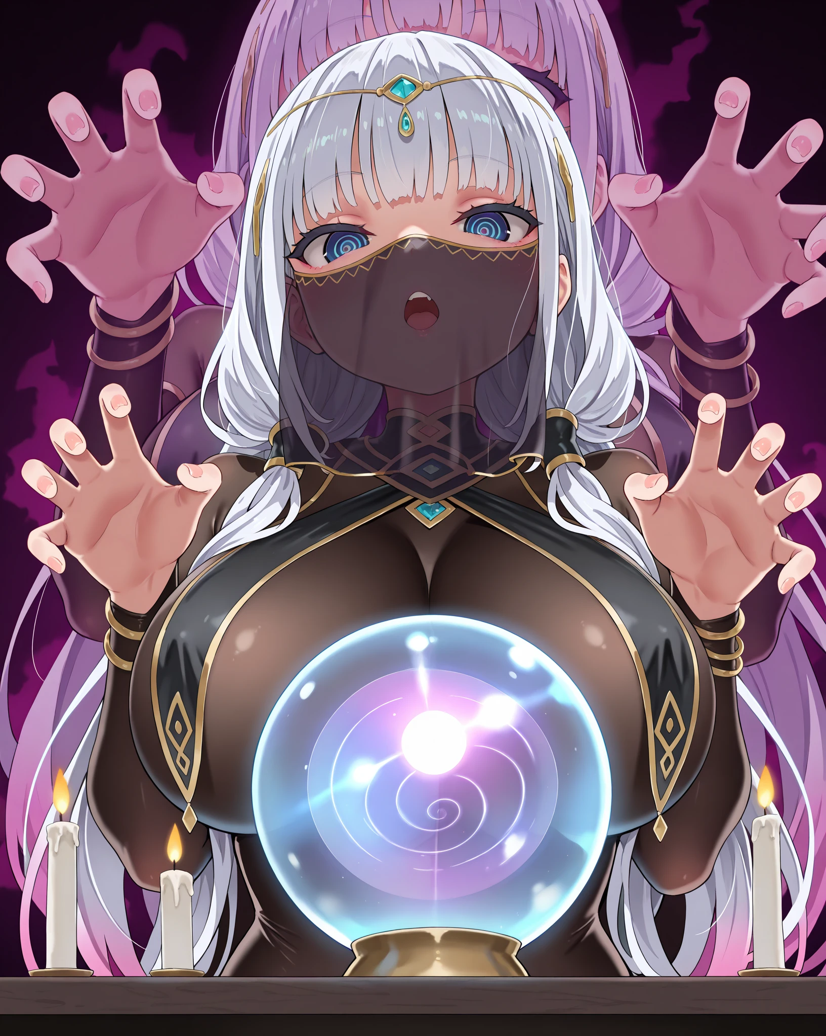 Monstrously Huge Breasts, Beautiful Girl, Absolutely Enormous Breasts, Massively Gigantic Breasts, Extremely Overly Large Breasts, Size GGG100 Breasts,