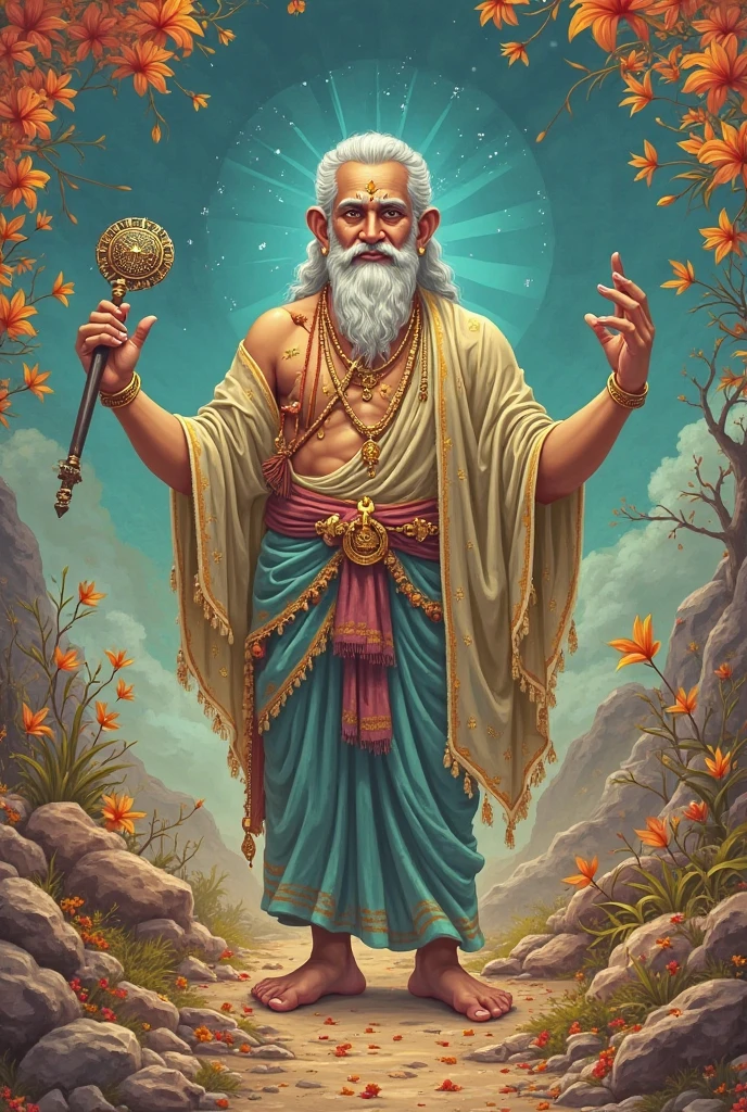 Dravyagun ayurvedic compilation cover page
Professional just replace sadhu with dhanwantari photo and recreate