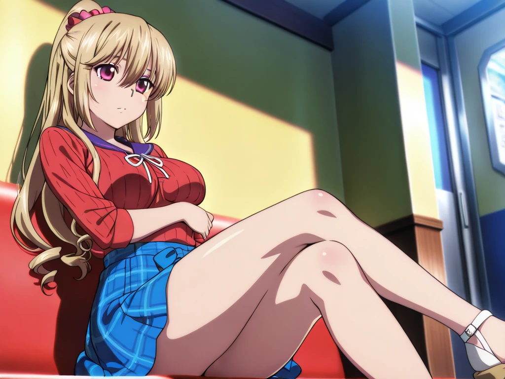 from the front,Pay attention to the panties,Quality underwear,Black Panties,Flat Chest
,break,
Hinata Yume, Blonde, Red Skirt, Big eyes,
,break,
{{{Shadowed face}}}, Mischievous Smile, mock, Laugh out loud, Smile, Open your mouth, Looking down at the viewer, masterpiece,Absurd, Beautifully detailed face
,break,
,Squat,Looking down at the viewer,Squatting,
((Tabletop,High resolution)), Tabletop, Highest quality, , Absurd, Perfect Skin, Detailed skin texture, Ultra-detailed, 8K, Intricate details, Beautifully detailed face,High resolution, One girl ,from the front.
indoor,locker room