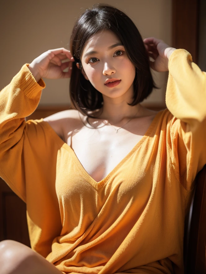 Nyo Tengu, (best quality, ultra-detailed), (realistic:1.37), beautiful and detailed face, ultra-realistic texture, delicate face, delicate body, red lipstick, bright colors. High definition, 8K