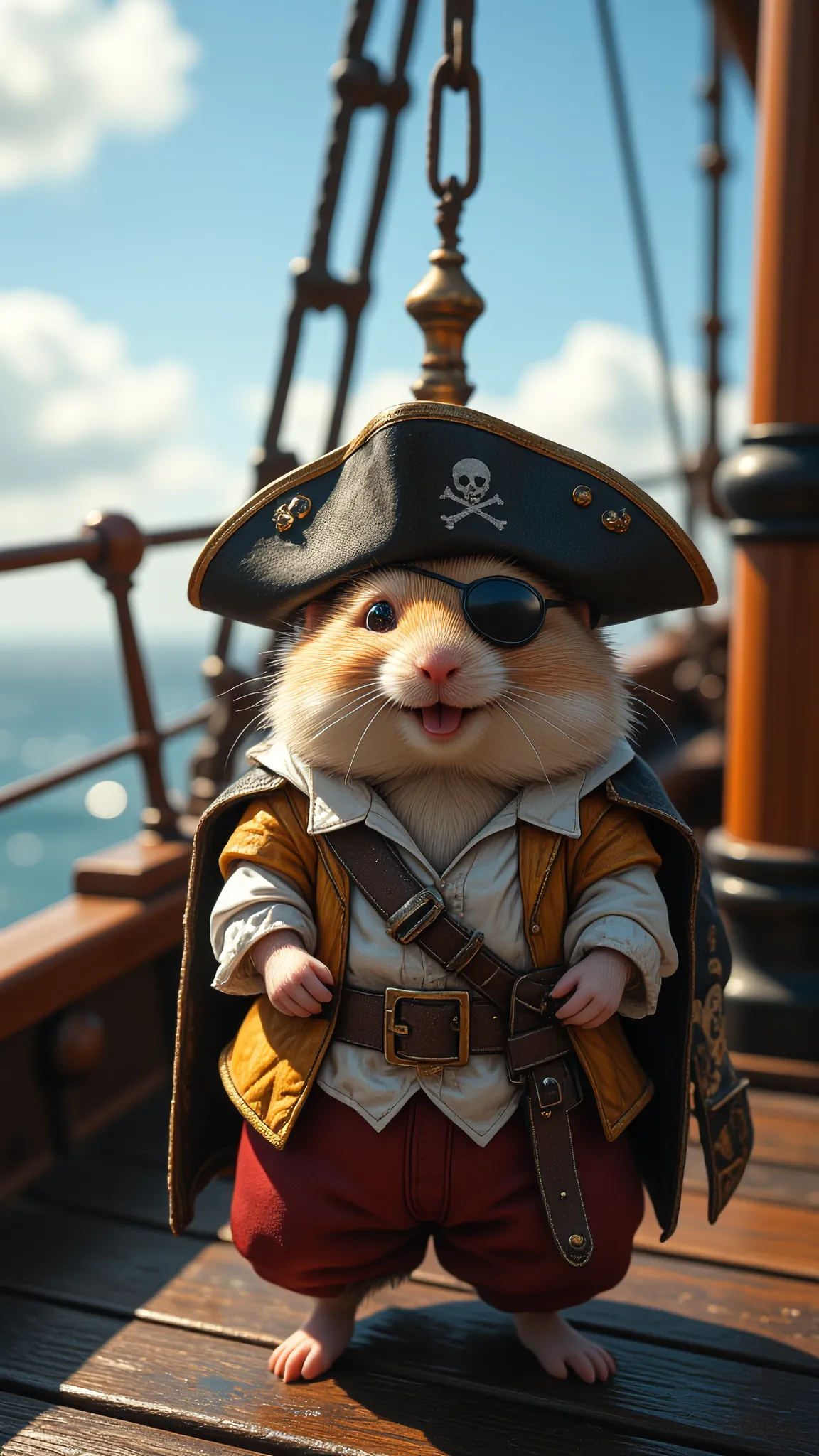(0516) Pirate Hamster Ahoy! Charming Villain