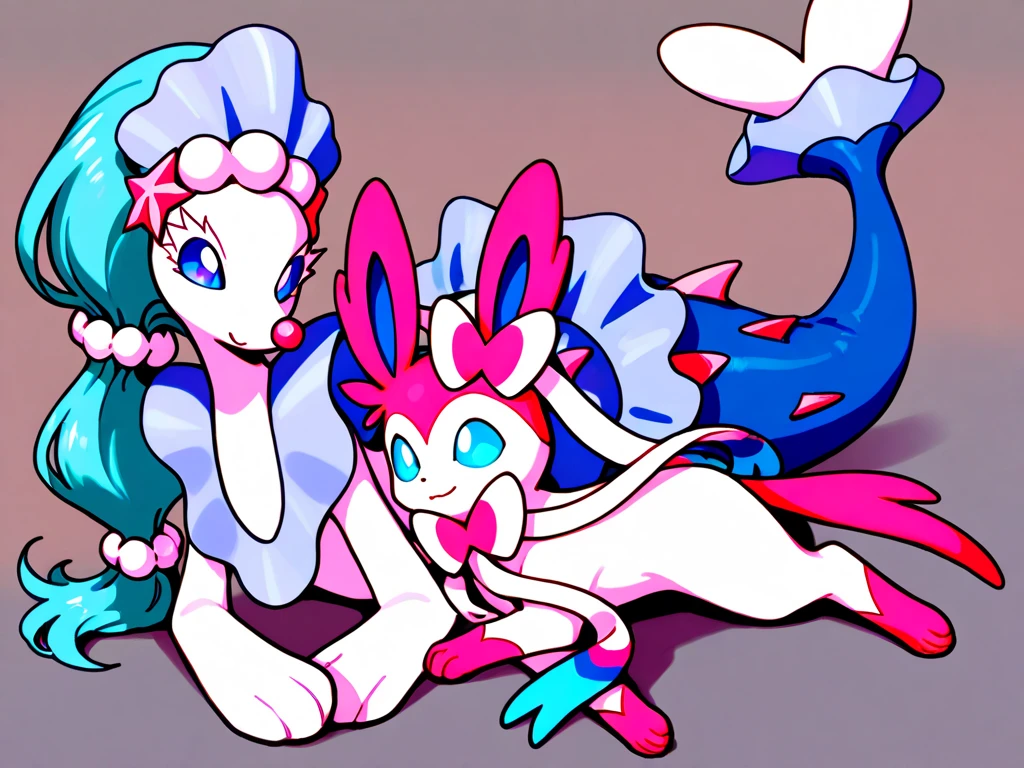 Duo, score_9,score_8_up,score_7_up, source_cartoon, kemono style, (Anthro furry Umbreon female, Umbreon tail), and an (Anthro furry espeon female, espeon tail), tall slender bodies, naked:1.3, human pov, pov buttjob, hotdogging, collaborative buttjob, viewers cock is between their buttcheeks, side view of them, (proper tail placement on taklbone):2