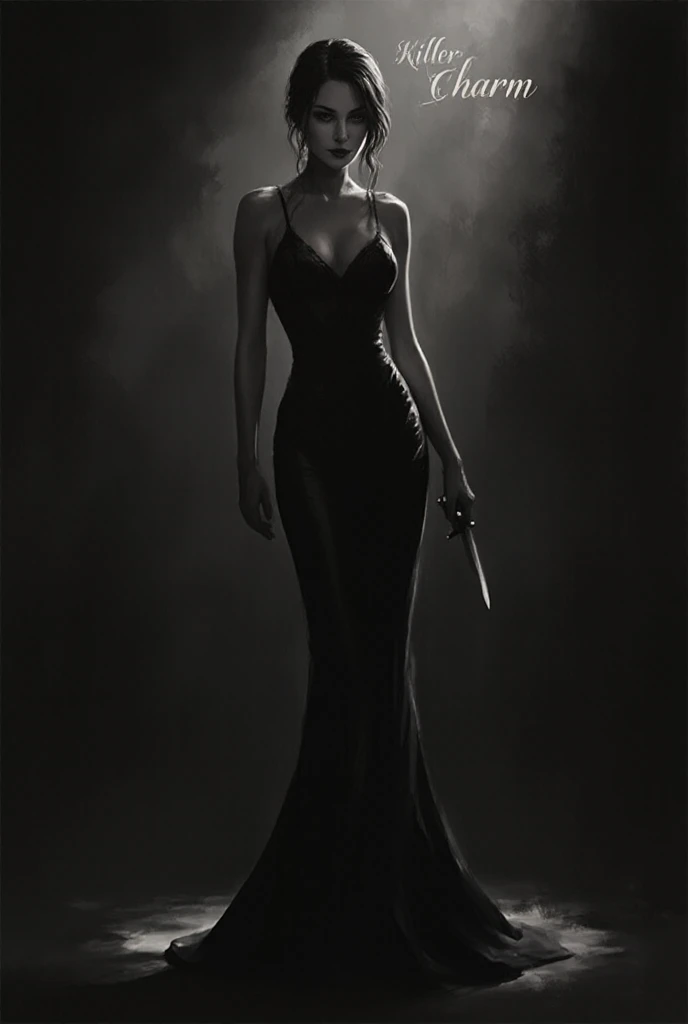 there is a woman in a black dress posing for a picture, hajime sorayama designed girl, Jeffrey Catherine Jones pose, Charlie Bowater style, style of raymond swanland, Inspired by Jeffrey Catherine Jones, style ivan talavera and artgerm, Artgerm Greg Rutkowski _ greg, charlie bowater character art, Raphael Albuquerque Comic Art