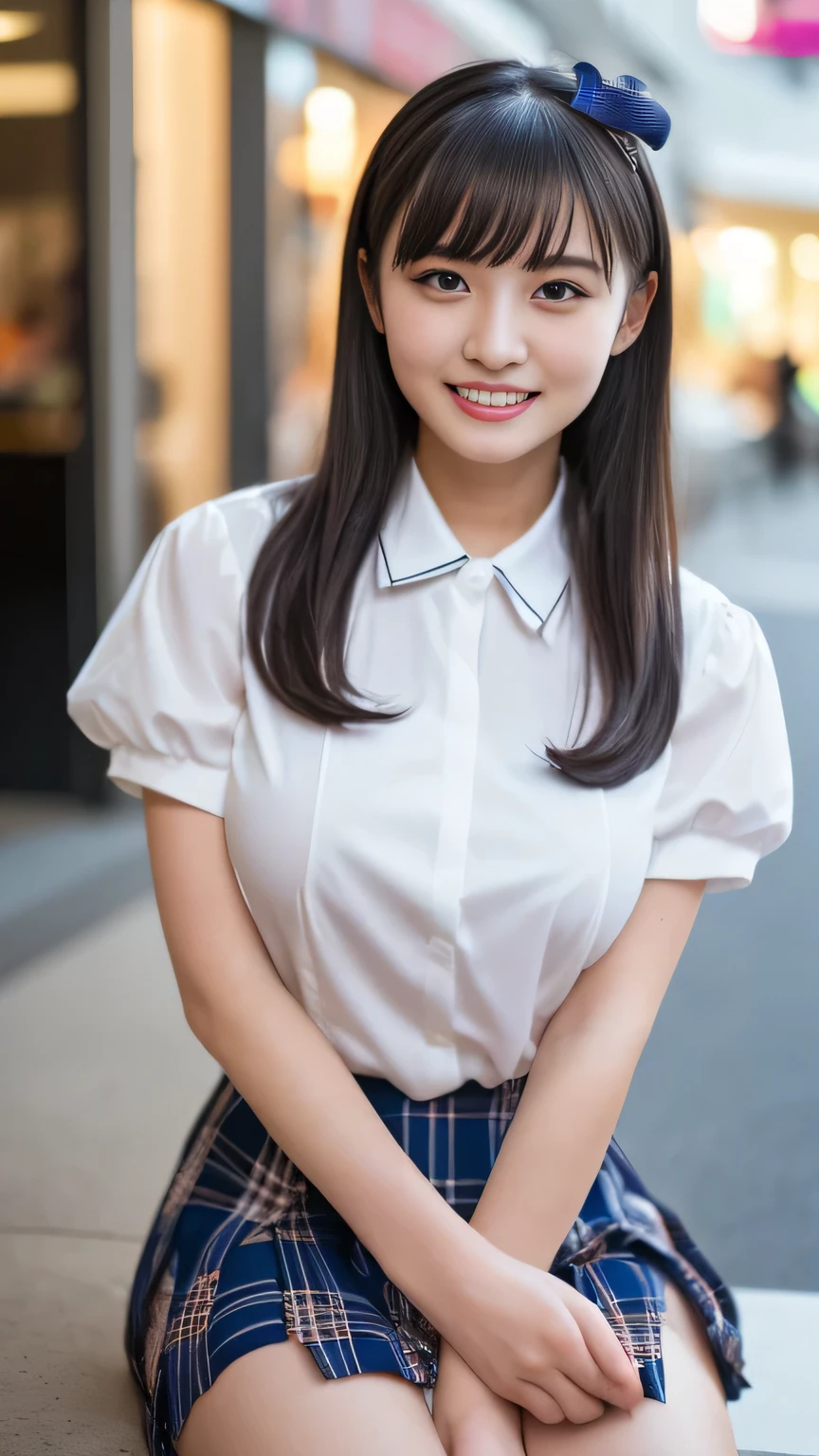 masterpiece、 seduces viewers、 seductive look、is glossy、beautiful eyes on my stomach, ( symmetrical eyes that hide teeth:1.3)
( A masterpiece That Will Dispel the Crowd , Highest Quality , very well detailed , detailed face , 8k),,( baby face sitting in POV、bungs、 disheveled hair 、 innocent and funny expression 、A perfect smile、 、(starting to dress as a transvestite、Big Breasts )、 hair accessories 、 Inside a Shopping Center 、Camera)( Extremely Aggressive ,, )( full body portrait 、) ( absurd、 Middle School Uniforms、white blouse、navy blue plaid very short skirt ) sharp concentration in nude clothes 、 show off your legs、Shiny, beautiful legs、 like a movie ( very complicated ) 、front view、 CLEAR IMAGES