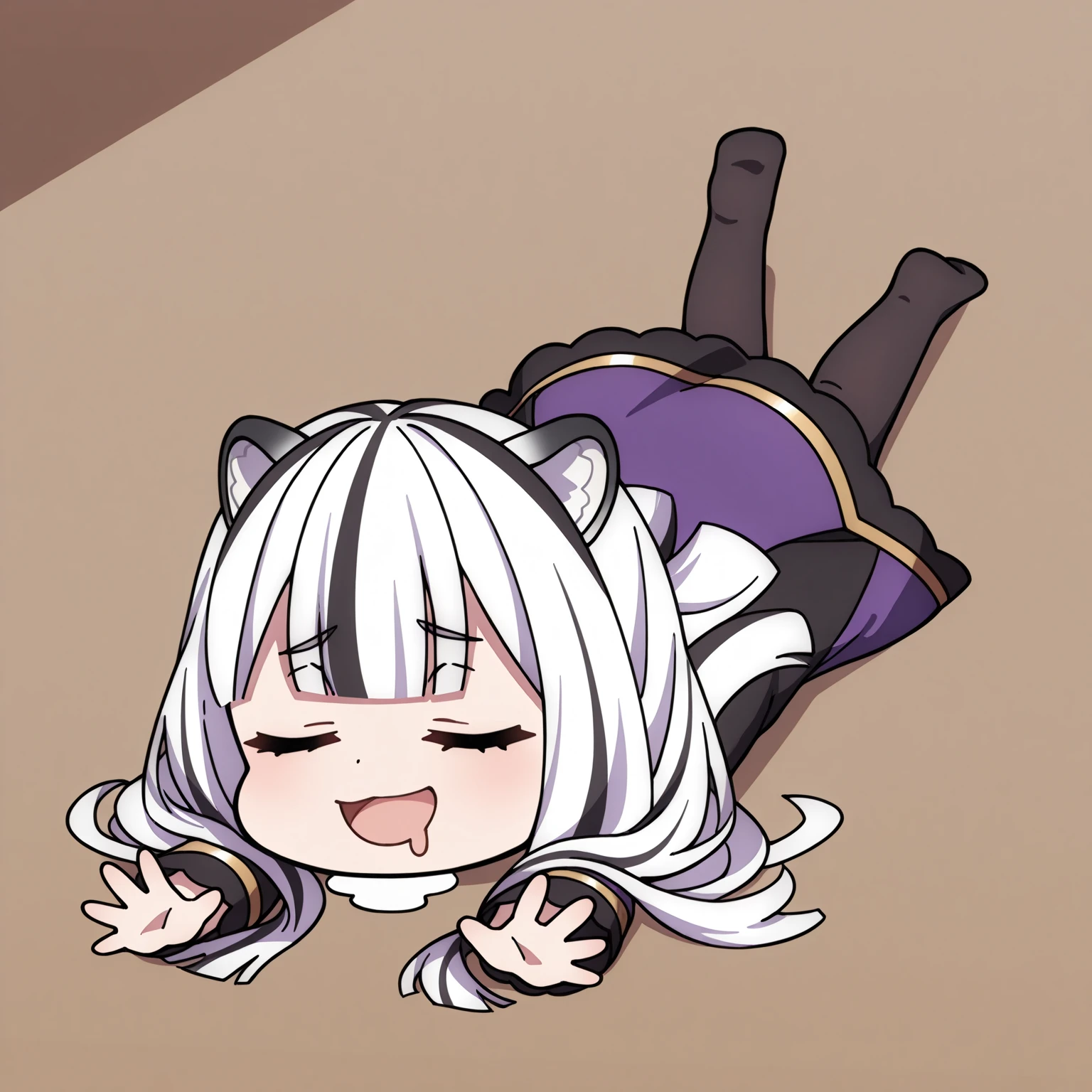 Anime nsfw , Silver Hair, Large Breasts,(child)(High quality eyes) ((ass pov))+,Leg spread (((squat))), Looking at me Indoors, solo, (((school uniform))) (Black Uniform)((Wearing a skirt)) Embarrassed, Charming smile blush, (From below)+, ((Yellow smoke rising)) (Stand in front of the screen),(Her ass is facing the screen)) (((A girl farts)))