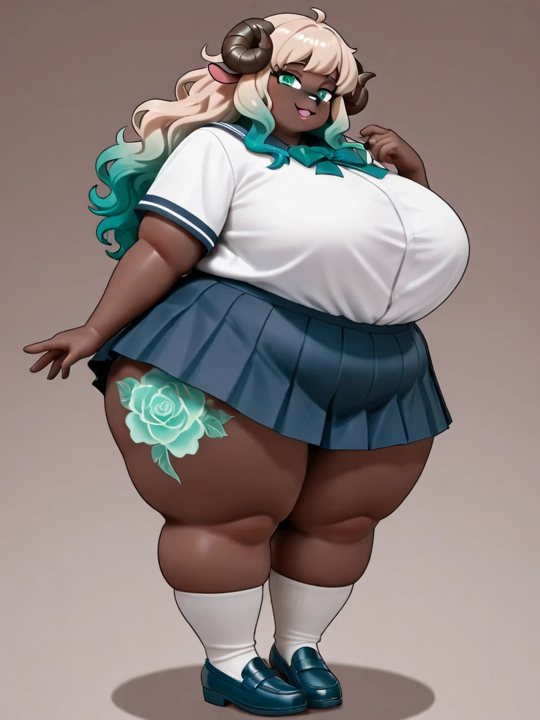 Fat obese sssbbw gluttony around belly lola bunny