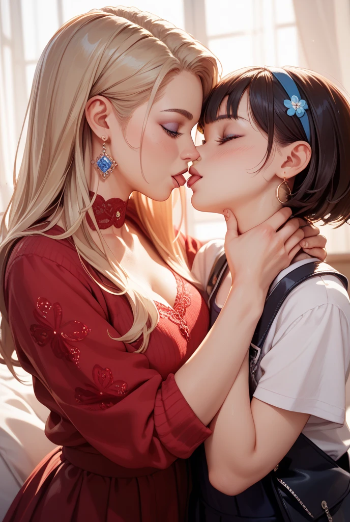 (((2 girls))), ((bound)), bound bodies, tied upbound together, shibary