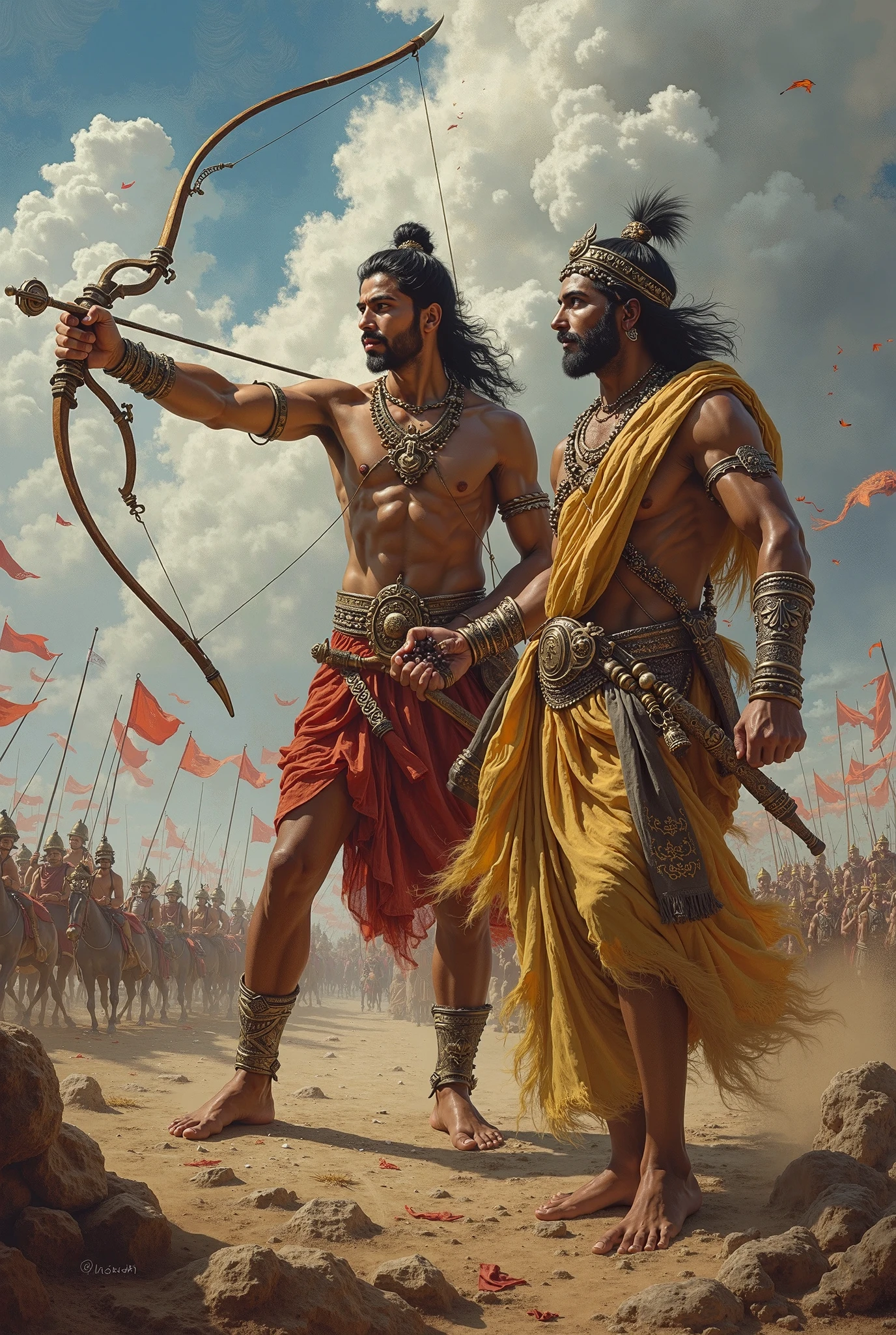 Krishan and arjun
