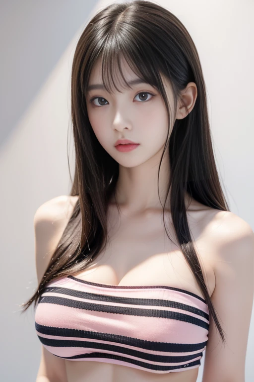 Black Hair、Brown eyes、beautiful girl、She has her bangs down、long hair、gorgeous、Long eyelashes、Big Eyes、Being blindfolded、Earrings、Bathrobes、Fishnet tights、Cleavage、Upper body naked、tits、Beautiful legs、Beautiful abs、Slimy skin、Oily skin、Tan Skin、Light reflecting skin、Glossy finish、Realistic details、Perfect body