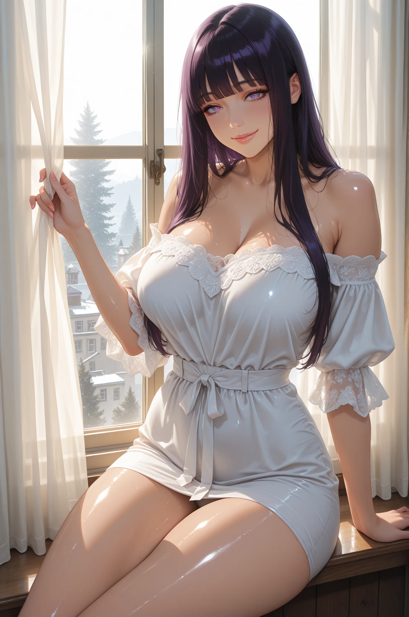 raw photo,Mi。realistic,real person,Niskirt、spread legs、show white panties,beautiful thighs、beautiful camel toe、Redhead anime girl in a long white wedding dress and bunny ears, skirt, 26 years, nice body, Big breasts, Hands behind head, Run your hands through your hair, sexy woman, red Short hair in braids, side hair highlights, strands of hair on the side of the face, beautiful lighting, soft shadow, blue eyes, beautiful feet, Short hair in braids, anime style, Ranma-chan, Autora Rumiko Takahashi, Baseado em obra de Rumiko Takahashi, anime ranma 1/ 2, Sexy deco, strong waist, whole body, whole body, big bust, young woman with beautiful beautiful body, sandals on his feet, garota 16 years jovem baixa estatura, She is wearing a long white dress, blue underwear and bunny ears。blue panties, anime girl, anime style, beautiful feet in sandals, Viewing angle 45°, outdoor, blue hair braid((sitting on bed, legs crossed, thick thighs , hands on breast, hands on crotch, ))