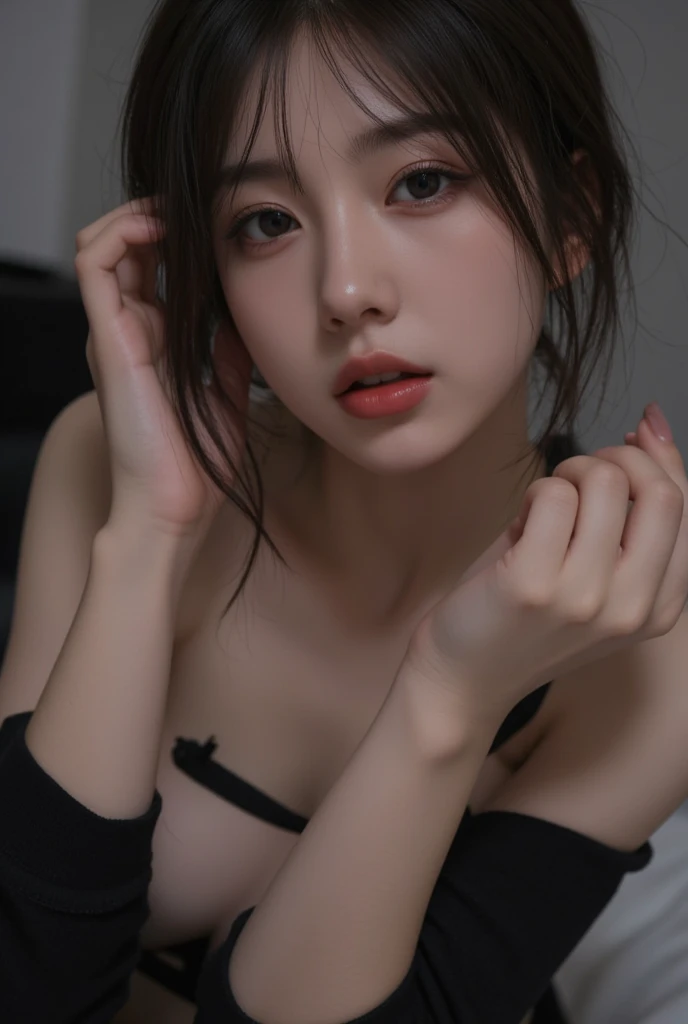 (Browsing Caution:1,4),Mix 4, (8k, RAWphotograph, Highest quality, Tabletop: 1.45), (Realistic, Realistic: 1.37), and, cute, bed,illumination, night, プロのillumination, photographn mapping, Radio City, Physically Based Rendering, Gradient Brunette, 高品質のphotograph, High resolution, 1080P, (Beautiful face), (Detailed facial depiction), (Detailed description of the hand), (Delicate CG), 極端な光and影, Rich details, (Detailed facial features), (Highest quality), (Fine Eyes), Look in front of you,Beautiful woman, Highly detailed face, Highly detailed lips, Fine Eyes, double eyelid,  超High resolution, (Faithfulness: 1.4), photograph, 1 person, [(sad)],  , Thin limbs, sunlight, movie, Cool pose, I Cup, Highest qualityな完璧なボディ, photographのような, (1 person: 1.3), Perfect balance, (Huge, Perfect breasts, Areola),(Realistic, Photorealistic:1.37),1 personの少女, Cowboy Shot,Professional Lighting, Photon Mapping, Radio City, RAWphotograph、(Photorealistic:1.4)、Octane Rendering、Complex 3D rendering with ultra-detail, Studio Soft Light, Rim Light, Vivid details, Super Detail, Realistic skin texture, Detailed aspect, Beautiful details in the eyes, Highly detailed CG Unity 16k wallpaper, compensate, (Detailed Background:1.2),Highest quality, 超A high resolution, Tabletop, 1 personの少女, 20-year-old, , cute顔,((Light on face:1.2)),((movie照明:1.2)),(Photorealism:1.4),((30 piercings in left ear)),((necklace)),((A woman who always smiles)),((nightのプールサイド:1.7)),((Lighting on face:1.1)),((Upper Body:1.2)),((Delicately depicting the face:1.2)),((multicolored hair colors:1.4))(Pixie Cut:1.5),(((全身全naked))),(((nsfw))),(Bodybuilding Championship Winner),(whole body muscular:1.2),(toned body:1.2),((My abs are amazing:1.2)),(((nsfw))),(((naked))),(((((全naked))))),(((((全身全naked))))),((Small breasts:1.4)),(((全naked)))