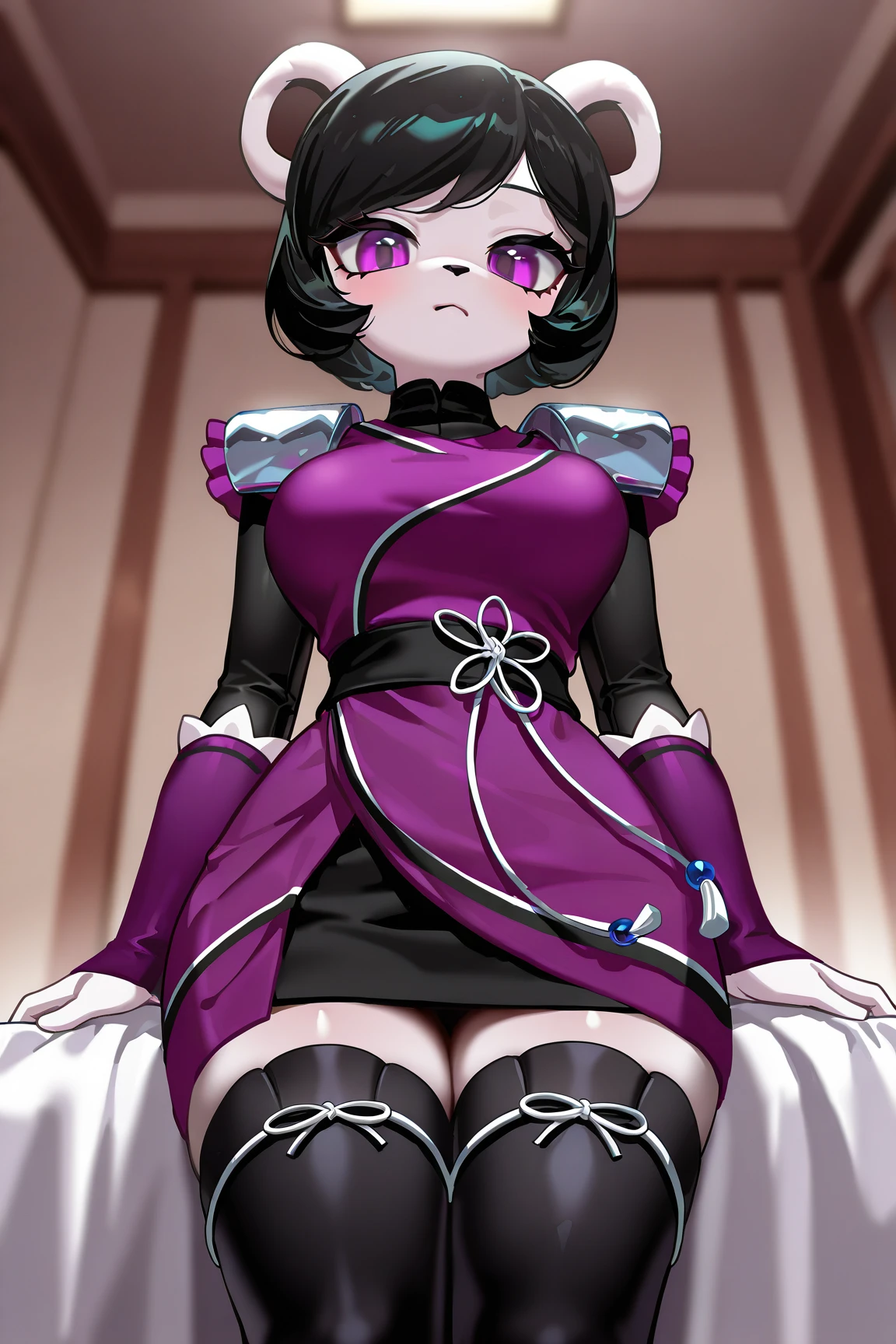A picture of a female figure kneeling on the ground, Posture with hands behind body!, maintain vaginal position, Thick black line drawing, neutral posture, anime pose, Full body fun poses, Bold draft, The delicate legs are looming on your body, intense line art, Intimidating posture, distorted pose, Sexy pussy poses gestures, fully body pose