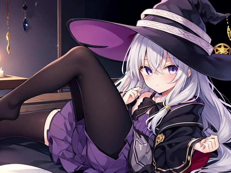 Browsing Caution,white hair,((Very small boobs)),Flat chest,,(clitoris, urethra, close-up crotch, crotch focus, dynamic angle),(lying), (((spread legs, showing pussy))), ((open vagina)),(witch),(sweat),on the bed,very long hair,((expressionless)),(half closed eyes)