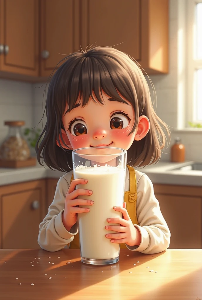 Milk for girl