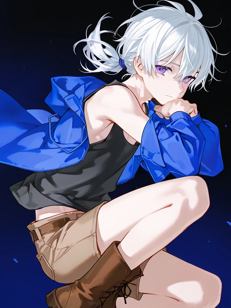 teen boy wearing short , small dick