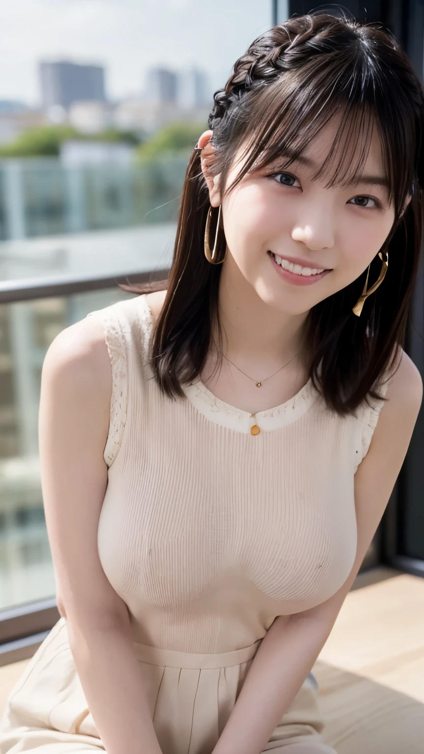 topless, (White-Panty:1.12), Colorful Skirts, Flared skirt embellished with jewels, Clear cute big nipples, , Straight bangs, Medium Hair、Shrine maiden, NUDE, , 、Show your nipples properly from the front、Japanese high school girl like in the photo, Pale-skinned girl, , , necklace, (15 years old:1.3), , , ,, 8k, , Plain eyes、, realistic breasts, , realistic girl, beautiful girl、kawaii junior high school student、I am studying, Brown Hair、Cheerleader、ribbon、, アイドルステージ, NUDE, smile, Showing teeth, (Nipples protrude:1.3), Take off your white shirt, The background is an idle stage