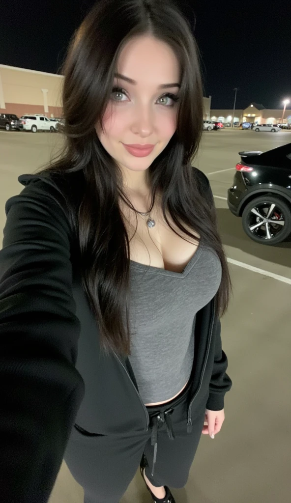 1girl wearing sexy top and sport short, (( seductively standingon gas station)), ([gas station background)],(petrol pump station), (petrol pump background),((big boobs)), ((cleavage)), ((characters play)),((long black hair)), ((perfect blue eye)),((perfect fingers)), dimple on chiks ,smiling,((full body closeup view)), ((multiple views)), Hasselblad, Sony FE GM, f/16, 135mm, masterpiece, anatomically correct,super detail, high details, high quality, best quality, 1080P, HD, 8k