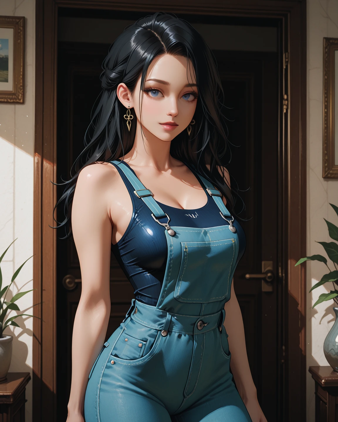 (ultra realistic,32k, masterpiece:1.2),(high detailed skin:1.1),( high quality:1.1),
<lora:stacy_hirano_v1:0.8>stacy hirano,disgust black hair,long hair, blue bow, green shirt, white legwear, purple bracelet, blurry background,, huge breast,large breast,(looking at viewer, standing,:1.1),, <lora:add_detail:0.93>,
(ambient lighting:1.1),