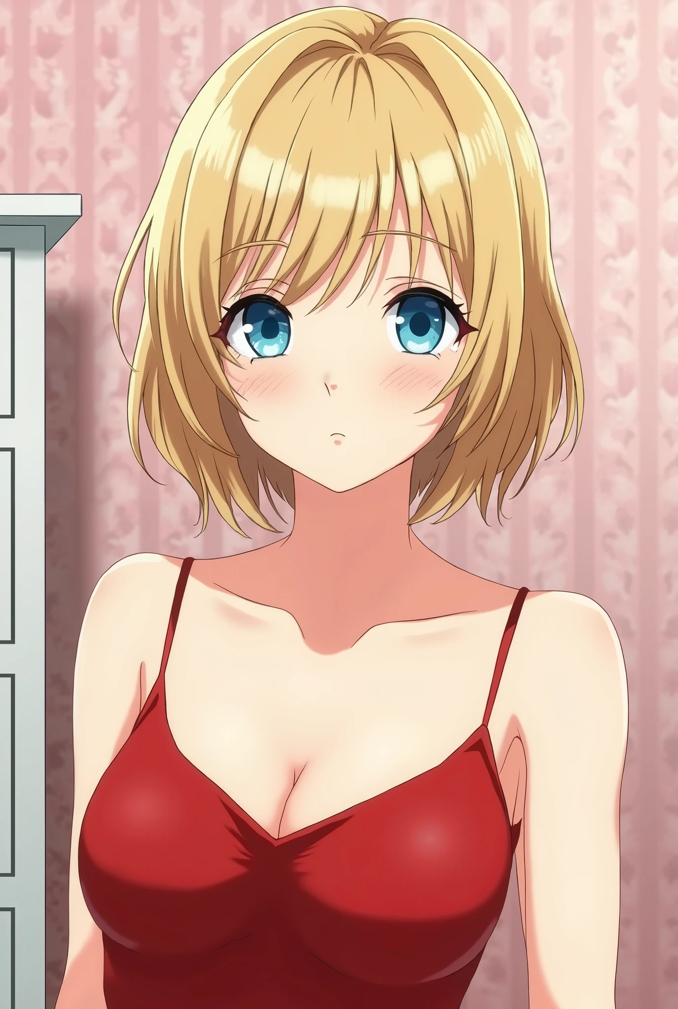 Korean、Blonde Short Cut、Being creampied、I'm cumming
