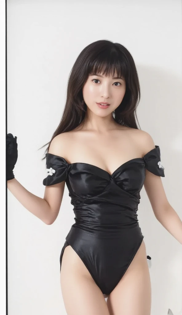 Street、((Two behind-the-scenes shots of you and your delivery guy.........、a picture:2guys、You can see the back of the delivery man looking at you、Stand in front of the delivery man、I see the delivery man、Show underarms、Ultra-realistic armpits、Armpit、Navel、Detailed armpit wrinkles、Detailed armpit pores、Realistic armpit skin、Black armpit skin、Black armpits、armpit pose、gazing at viewer、smil、Full body armpits standing facing the viewer、Show both armpits、Wearing a sleeveless sweater and simple little panties、Stand straight facing the front、Show armpits、 (illustratio), (hight resolution), (8K), (ighly detailed), (The best illustrations), (armpit pose、Beautiful detailed eyes in red panties), (top-quality), (ultra-detailliert), (masterpiece), (wall-paper), (详细的脸、red lipsticks), (A smile、((40 years,red lipsticks,femele,Show realistic armpits))、Black hair,Bob Heyer,((Woman wearing purple biker patent suit and small white panties、Show the navel)), japanes,(Tall slim body、)