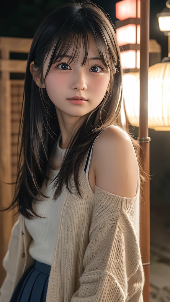 12 years old, (japanese Famous idol:1.4) (1cute girl:1.4) (very young face:1.4) best quality, face focus, soft light, ultra high res, (photorealistic:1.4), RAW photo, 1japanese girl, solo, cute, (pupil, lights in the eyes), detailed cute face, (small chest),(high resolution detail of human skin texture), Damask Shirt Dress, (portrait)