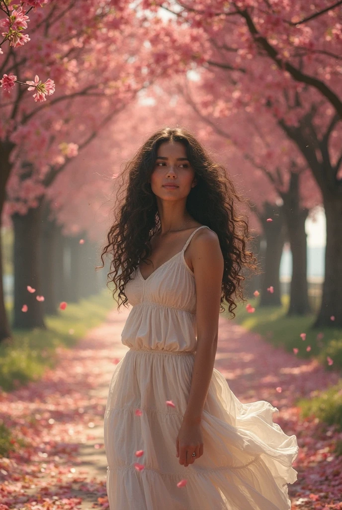 gorgeous young shy woman, african, french, dusty highway, flowers in wind, fog, haze, sweaty, dripping, hot girl, humid, wet hair, victorian lingerie, see through sexy nightgown, showing clevage, rose petals, beautiful face, sunlit, covered in flowers and petals, godrays, cozy, wet skin, morning dew, backlighting, hazy, golden hour, morning light, erotic mood, alone, countryside, shy, masterpiece, best quality, ultra-detailed, solo, smoke, shadows, contrast, close-up, cinematic light, side lighting, ultra high resolution, best shadow, RAW, 4k, sexy, cleavage