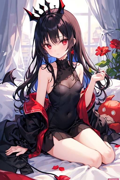 (masterpiece:1.2),best quality,extremely detailed,
BREAK
cute girl,petite girl,solo,shiny skin,small breasts,very long hair,
detailed eyes,perfect anatomy,
cute eyes,(red eyes:1.3),(black hair:1.4),vampire girl,smile,
BREAK
gothic dress,magical cloak,
BREAK
indoors,luxury home style,red rose,
BREAK
character focus,full body,dark theme,at night,night,
BREAK
