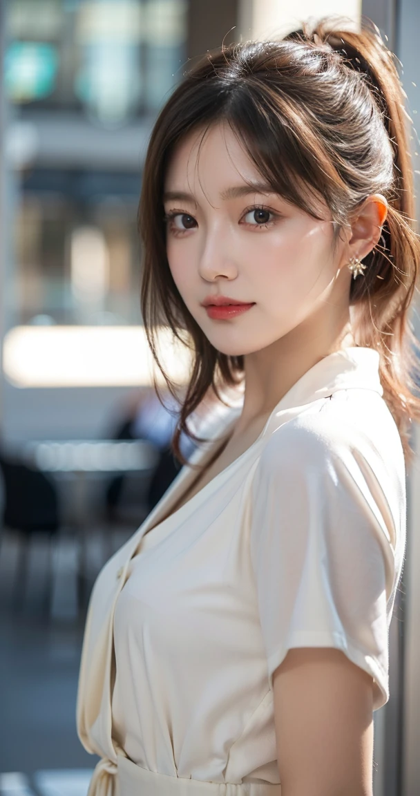 There is a Japan married woman wearing a green dress, Oriental Architecture Ray Tracing, {top-quality}, {{masterpiece}}, Very detailed 8k wallpaper, {extremely delicate and beautiful}, Colorful and intricately detailed, realisitic, realisitic, Camera Quality, (Detailed depiction of clothing), Cool white skin, (Detailed depiction of blush), 1080p, suns, Soft cuteness, smooth bright silver hair, Messy beauty, illuminating, broken feeling、Bright and silky skin、3D stereoscopic、masterpiece、top-quality、An ultra-fine illustrations、beautidful eyes、Very fine light、Fine shine、Very fine 8K CG wallpapers、peach eyes、red pupils、Very delicate and beautiful、8k wallpaper、top-quality、Portrait、Long green dress、Luxurious silky bright red chiffon floodlights(magia、kirakira、Ultra-slim、The soft、Hanff