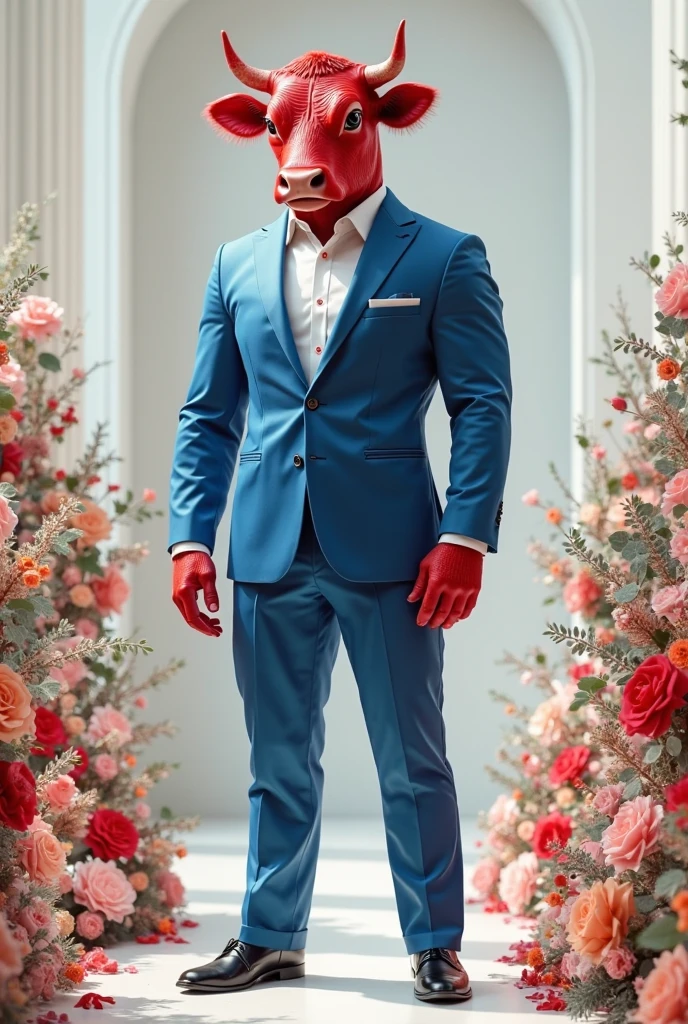 <lora:luchador_mask:0.8> luchador_mask, smiling man wearing a mask presenting a bouquet of red flowers, dark suit, white shirt, black pants,
highly detailed, 8k