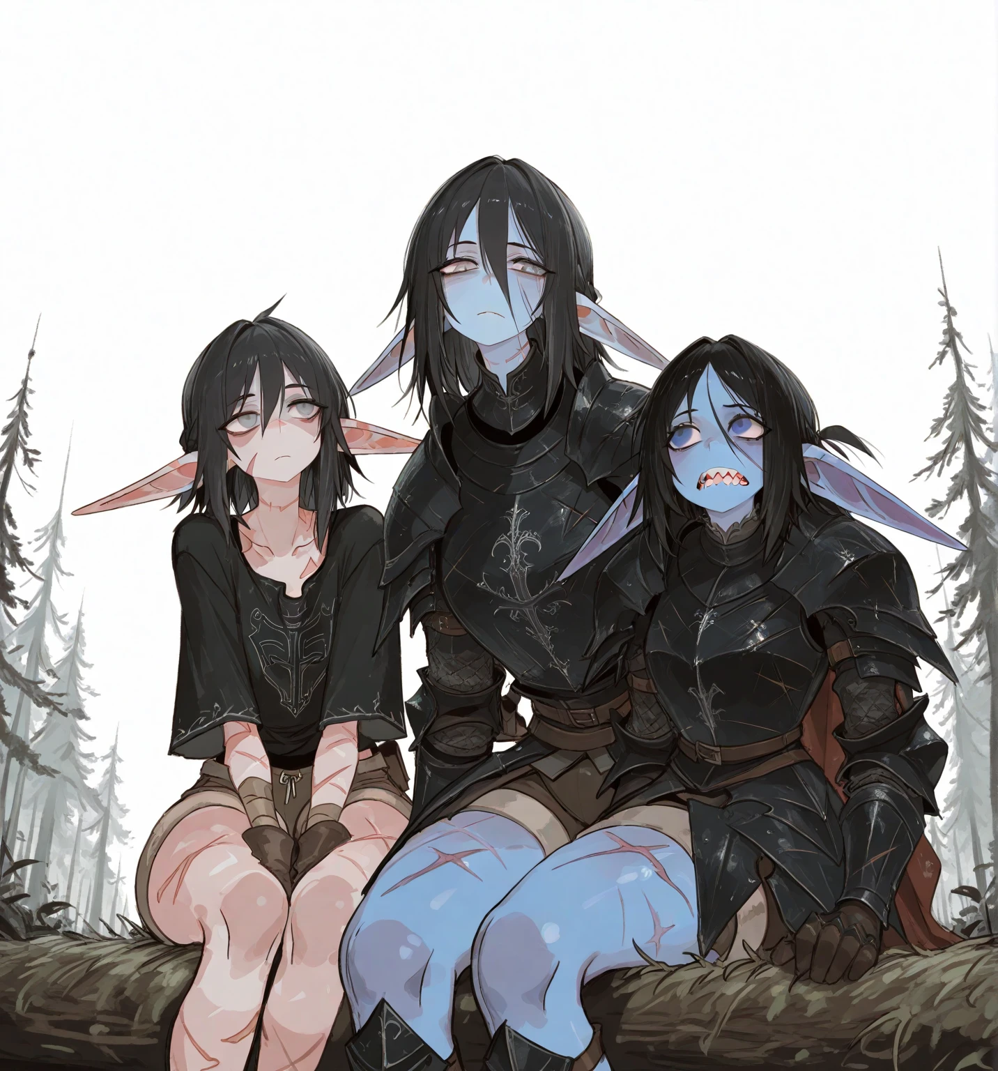 ((Vulgarity)),8k、(The true picture)、Very detailed、masterpiece、photograph、Best image quality、最high quality, (Torn Costume:1.2),,Long Hair, Braiding,Colorful Hair, Hair between the eyes,Asuna/Asuna(SAO-ALO) / Sword Art , Guild Uniform,Looking at the audience, in the forest, Random Angle,Browsing Caution,(High resolution, high quality:1.1), Intricate details, Cinema Lighting, 1 girl, (Two 40-year-old male mafia members, penis:1.1), blush,Embarrassing),((1 female,Sex with the Goblin King:1.6)),Man hugging female waist,Browsing Caution, ((Rope restraints)),((shibari:0.3))bondage,((Creampie:1.4)),((Sex with lots of goblins:1.5)),((Big Breasts:1.3)),((Big Ass:1.3)),Perfect lighting,Perfect body,Random facial expressions,((Blowjob & deep throat)),Red lipstick、((Bukkake:1.3)),((従順なBlowjob:1.7),((Anal Sex:1.4), ((大量のCreampie:1.2)),((Cum on face and chest:1.3)),Cleavage cutout,Cleavage,Soaking wet,exposes the navel,(Grab your chest:1.3),On all fours