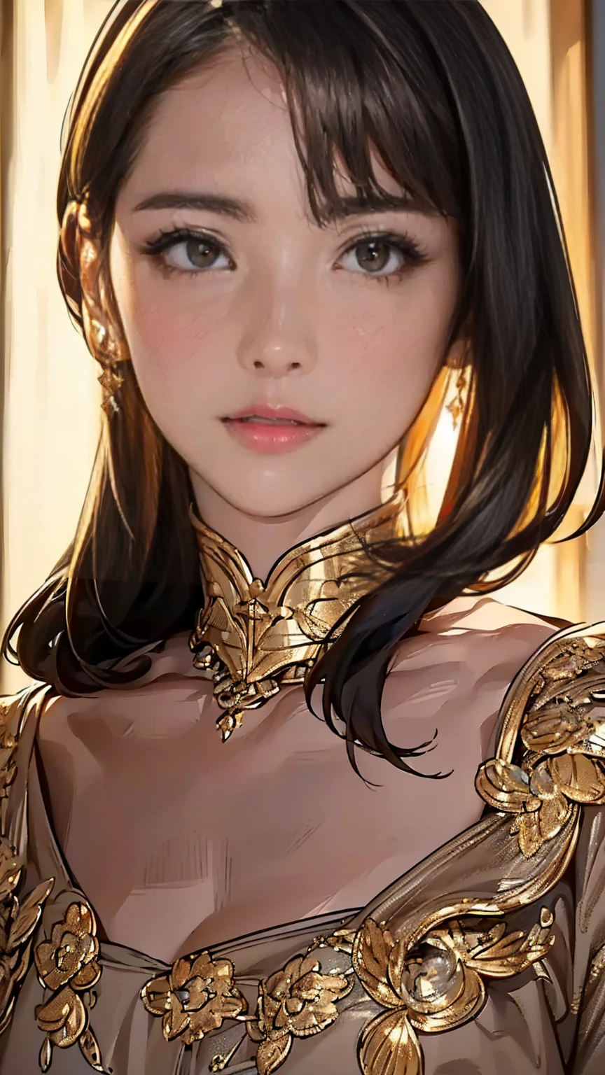 ceramic tile art , depicting protrait of a beautiful visually stunning brunet woman, intricate detailed silver glittering, intricate, elegant, highly detailed, concept art, smooth, sharp focus,hair platinum,((Best quality)), ((masterpiece)), (detailed:1.4),(aesthetic:1.2), (1girl), extreme detailed,colorful,highest detailed,epic (Sony A7, 50 mm, pores: 1.5, colors, hyperdetailed: 1.5, film grain: 1.4, hyper-realistic: 1.5), hyper-realistic texture, masterpiece, unreal engine 5, extremely detailed CG unit 8k wallpaper, Crazy Detailed Photo, Hyper-Realistic Light,lot of detail,superhero armor with extream detailed,small breasts,life size