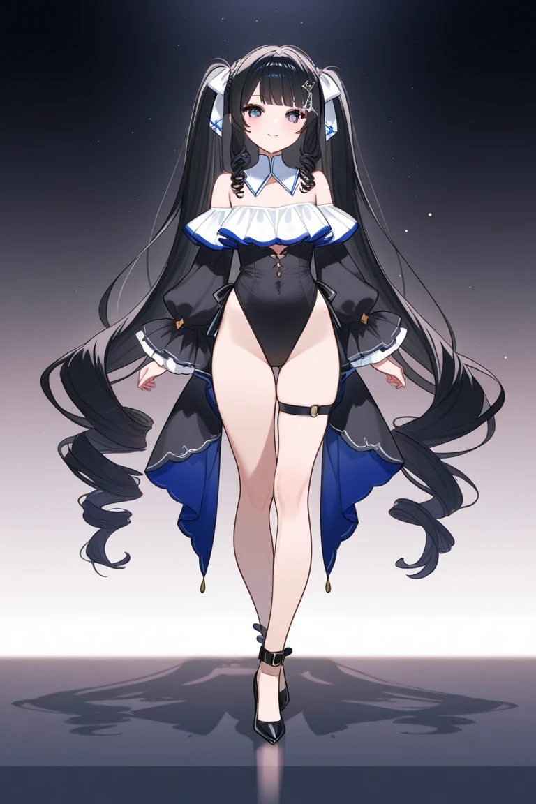 (masterpiece, Highest quality:1.2), One girl, super long hair、Rounded shorthair、side up、Detailed eyes、(orange eyes:1.2)、Skin Texture、Please open your mouth a little、smile、Transparency、(Full body fishnet stockings:1.3)、nsfw,(super huge navel),