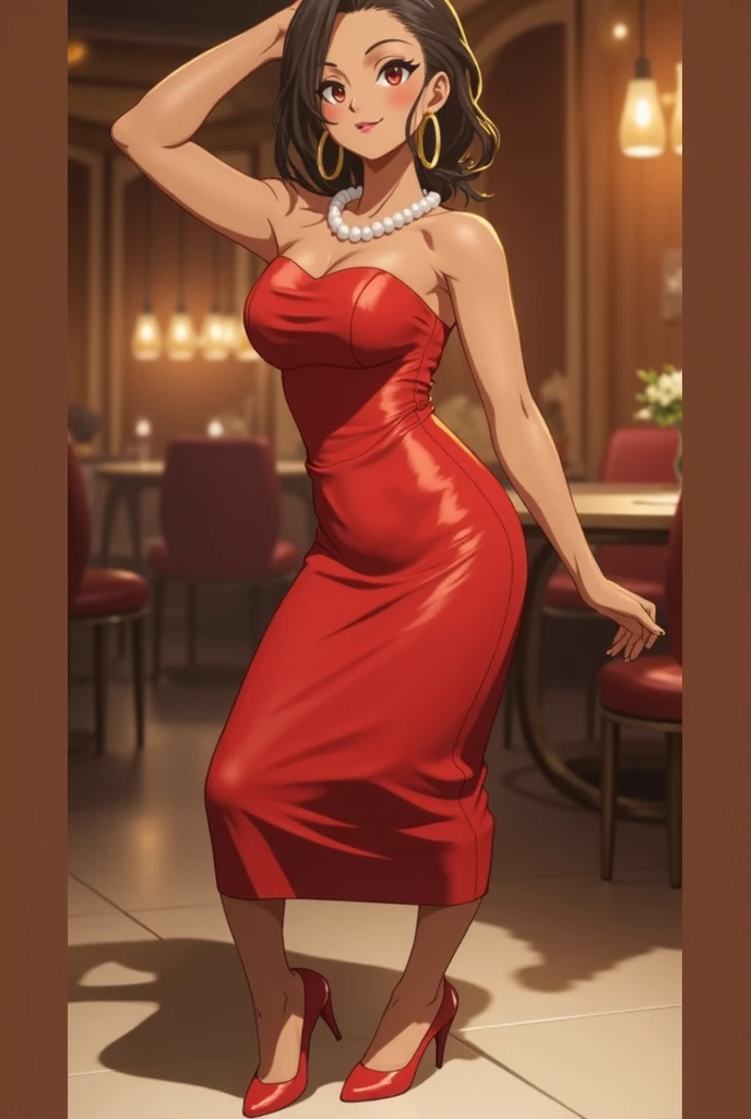 ((Highest quality、masterpiece、anime style、best quality、high resolution、8k、detailed、ultra-detailed:1.3))、Long legs:1.2, Beautiful woman with perfect figure:1.4、(Smiling:1.2), double eyelid、30-year-old female、((((One Woman,beautiful face,Beautiful face、night,upper body:1.5)))),Big Breasts、High resolution, accurate, Anatomically correct, High-resolution model, high quality, Very detailed, Ultra high definition,evening gown,dress,cabaret girl, hostesses、anime, Blonde, accessories, Earrings, Luxury Lounge