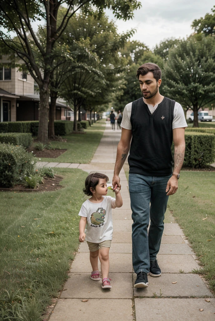 A dad going to his wife's woman's room to argue