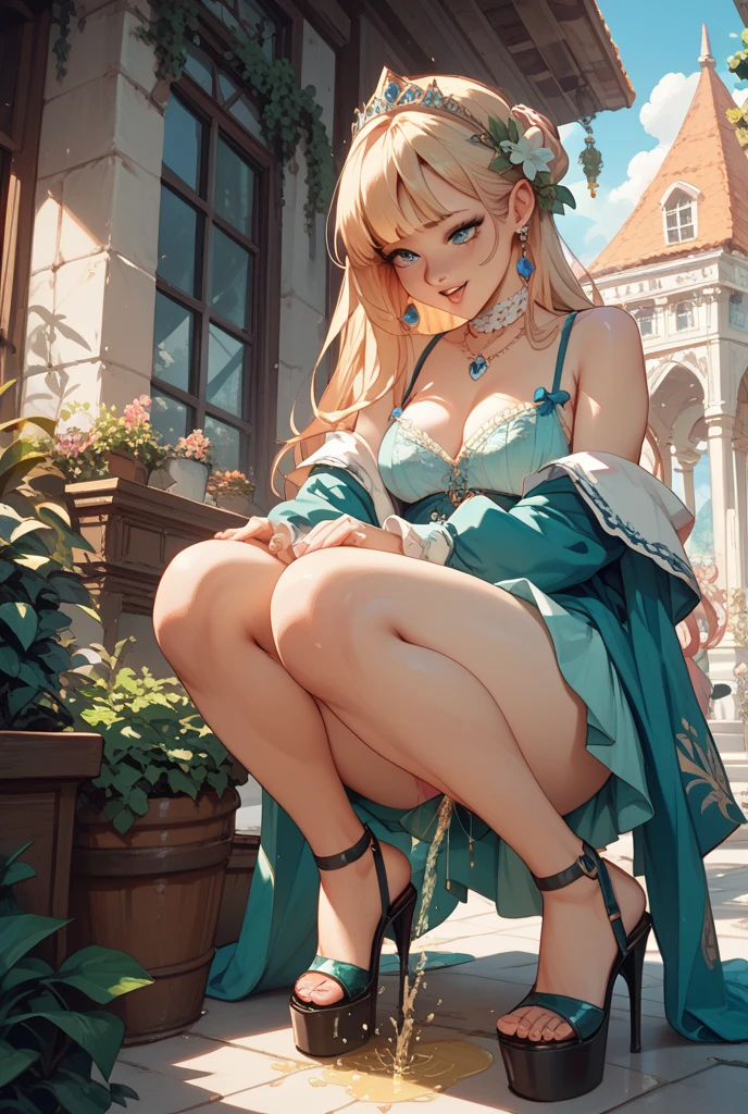 (masterpiece), (best quality), (ultra-detailed), (best illustration), (best shadow), (absurdres), Female, 25 years old, looking at viewer, medium breasts, 1girl, shy, nsfw, ?????? face, ??????, Princess Peach