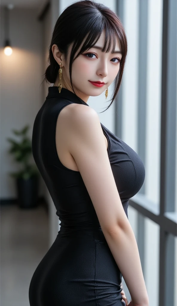 (((sitting down,opened the legs apart、opened the legs apart))),(((cowboy shot,including legs、sitting down,opened the legs apart、opened the legs apart)))、(((sexual massage、sexy massage,hot massage room,get sweaty)))、(((qipao,traditional chinese dress,high neck dress,long dress,with gold line、stands out nipples)))、(((top knot hair))),(high-heel)、high heel、Dressed up、(Photo real:1.4)、(A hyper-realistic:1.4)、(Photorealistic:1.3)、 (gentle lighting: 1.05)、(Improve the lighting quality of your video:0.9)、32k、 1Girl、24years old girl、photorealistic lighting、Back lighting、Facial Lights、Ray Trace、(bright:1.2)、(Increase quality:1.4)、 (best quality real texture skin)、Fair eyes,Delicate and delicate face, Close-up of the face, (Bodyline mood improvement:1.1)、good figure,Glossy skin、wavy hair,blonde hair,韓国アイドル、乃木坂アイドル、Sculptural Idol Pose、little smile,blush,Beautiful actress、 (((midium breasts,beautiful breasts))),(perfect row of teeth),slender waist and hip,beautiful long legs,full shot)、((8heads tall)、(((opened her legs apart、opened the legs apart)))、(((誘惑している、恥ずかしい))),(eye shadow),((red cheek、red lips)),Super Clean Night View、night time、blush,little smile,(((cowboy shot)))、(((in the luxury massage room,sexual massage、hot massage room with window,in the night,neon sign))),