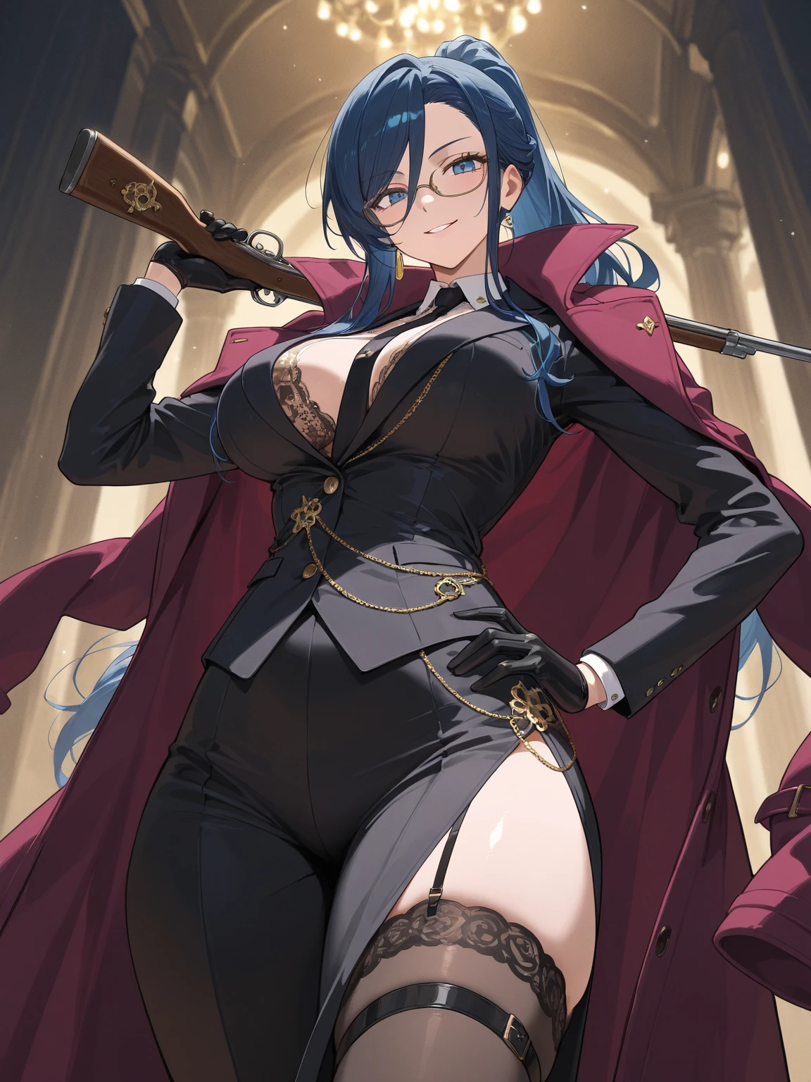 (best quality:1.2), (mature female, 25 yo woman), 1girl, (sexy, skin tight),
((wallpaper, landscape orientation, lying on back, big boobs, facing up))
(perfect eyes, detailed eyes, detailed hair, detailed face, intricate detail)
(thick, busty, wide hips, large breasts, large thighs), cleavage, bold makeup, pov, blush, lipstick, big lips
<lora:m-nvwls-v205:0.6> marianne_academy, uniform, black skirt, garreg mach monastery uniform, blue pantyhose, boots
(vibrant pastel background, interesting background)
(masterpiece, best quality, best lighting)
