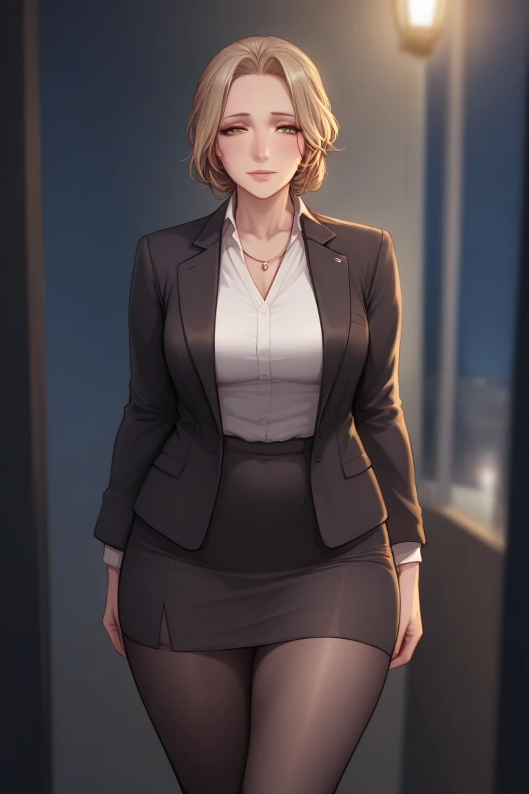((best quality)), ((masterpiece)), ((Realistic)), ((eyes on view)), annie leonhart from, short hair, beautifull, action angle, suit