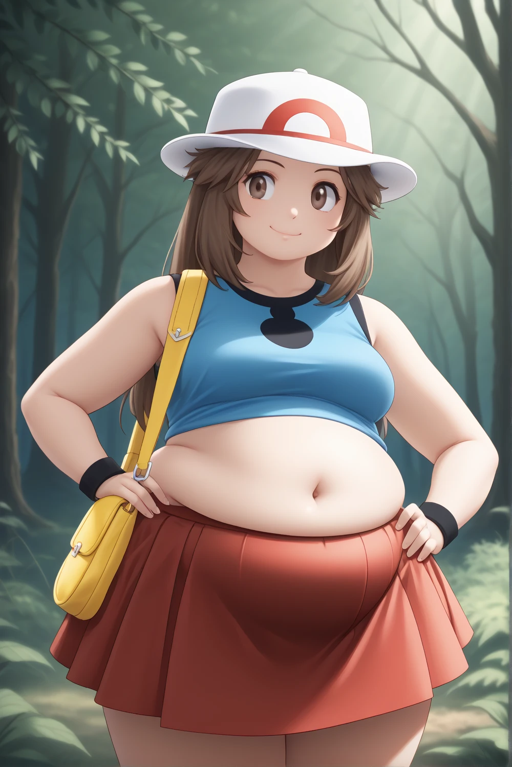 centered, award winning upper body portrait, cowboy shot, (looking at viewer:1.2), | solo, smile, def1, | city, urban scenery, city lights,| bokeh, depth of field, cinematic composition, | dynamic pose, 1 fat girl, body plus, ssbbw