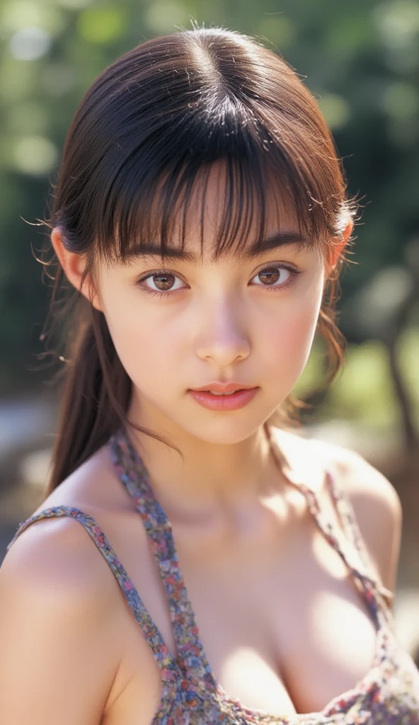 one Japanese girl, (a beauty 12 years oldの少女, Delicate girl:1.3), (12 years old:1.3),Angry expression，Photograph from the knee up，
break, (Pink school swimsuit:1.3),
break, Very fine grain definition, (Symmetrical eyes:1.3),
break, (School changing room, Outdoor:1.3), 
break, Small breasts, Black Hair,  12 years oldの美少女,
break, (Eye and facial details:1.0),
break, (masterpiece, Highest quality, Super detailed, Detailed face, 8K)