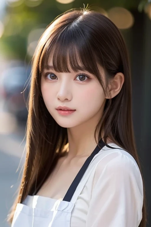 ((One girl)), brown hair, Great face and eyes, Pink Eyes, (Amazingly beautiful girl), brown hair, ((highest quality)), (Very detailed), (very detailed CG integrated 8k wallpaper), Very detailed, High resolution RAW color photos, Professional photography, (((Bokeh))), Depth of written boundary,