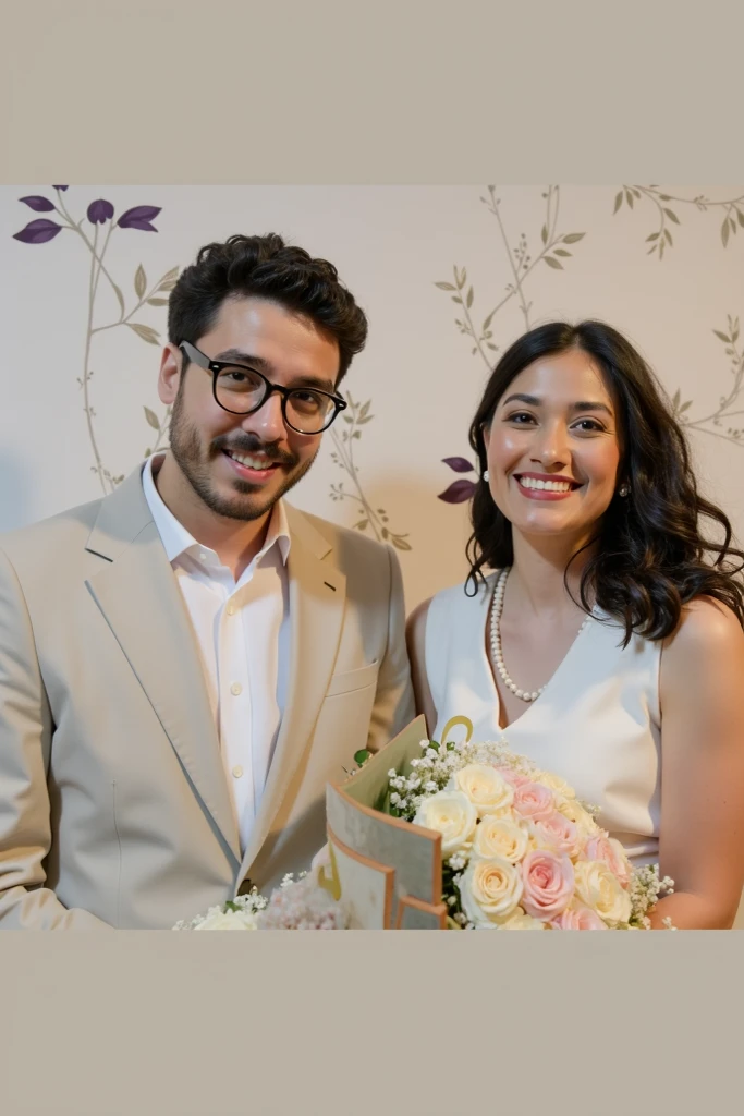 there is a man and woman posing for a picture together, B&w foto, studio potrait, retrato de casal, retrato de casais, imagem em preto e Branco, foto preto e Branco, Retrato de duas pessoas, preto & foto Branca, Fotografia BW, retrato preto e Branco, preto & Branco, Lovely couple, Thomas Anthony e Malika Favre, pose de casal