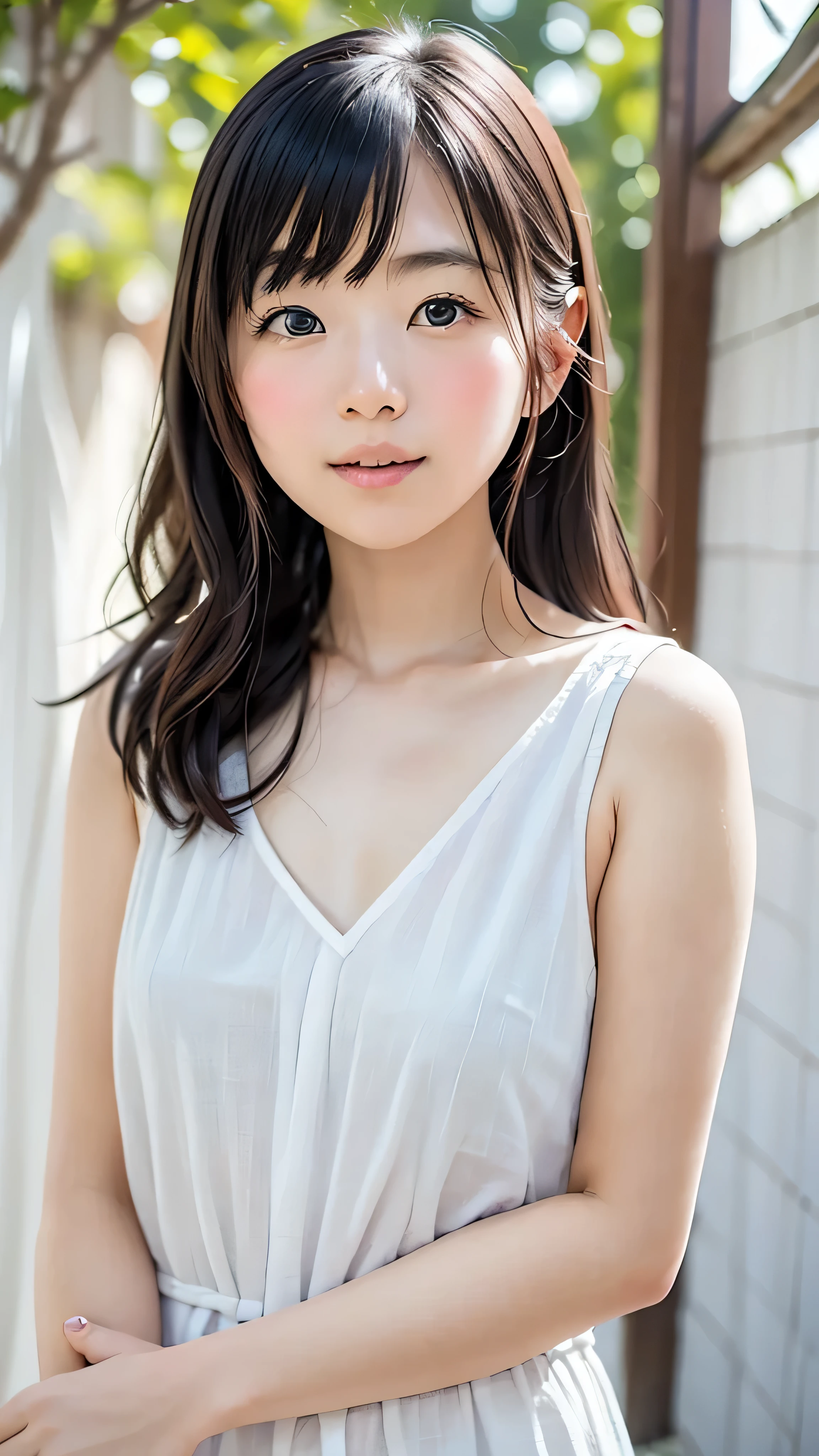 ((one girl:1.8)), ((Solo:1.8)),(18years old:1.4),((Very Young Face:1)),((japan Person famous idol:1)),(cute face),(safe:1.1),(best quality:1.1),masterpiece,highres,solo,(portrait:1.4),looking at viewer,(masterpiece:0.9),(best_quality:1),ultra high res,8K,ultra-detailed,photography,8K,HDR,highres,(upper body),(perfect anatomy:1.4),(Beauty of form:1.4),(Golden ratio:1),(white_background),(Enhances the beauty of skin texture:1.1),((Extremely precise and accurate anatomy:1)),(Kind eyes:0.5),(a gentle expression:0.5),(a gentle smile:0.5),(a relaxing expression:0.5),Graceful pose,(Beauty of form:1.4) Golden ratio,big eye,(nature's providence:1.4),