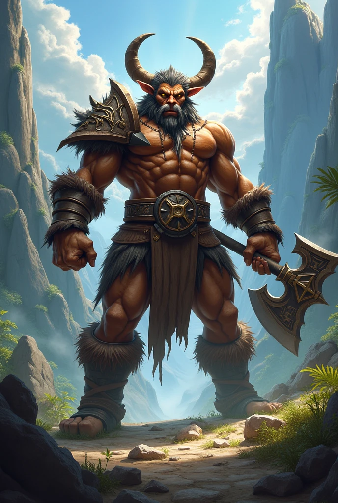 (papel de parede 8k extremamente detalhado), An average photo of a fearsome necromancer Orc, intrincado, alto detalhe, Dramatic