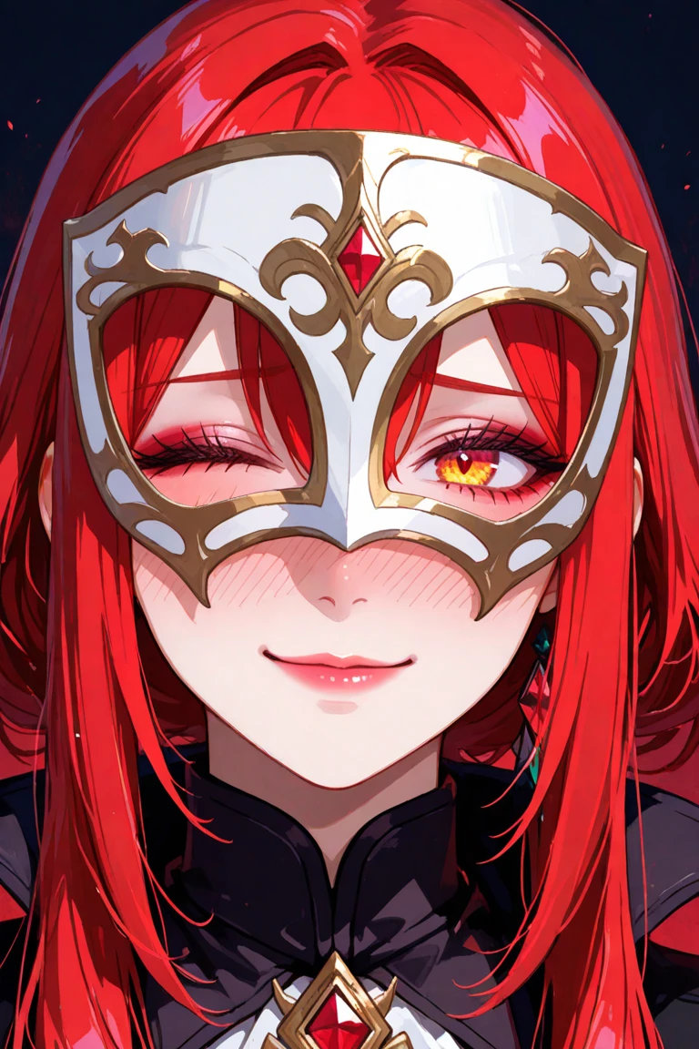 Make a mask that represents the sin of greed, following the seven deadly sins