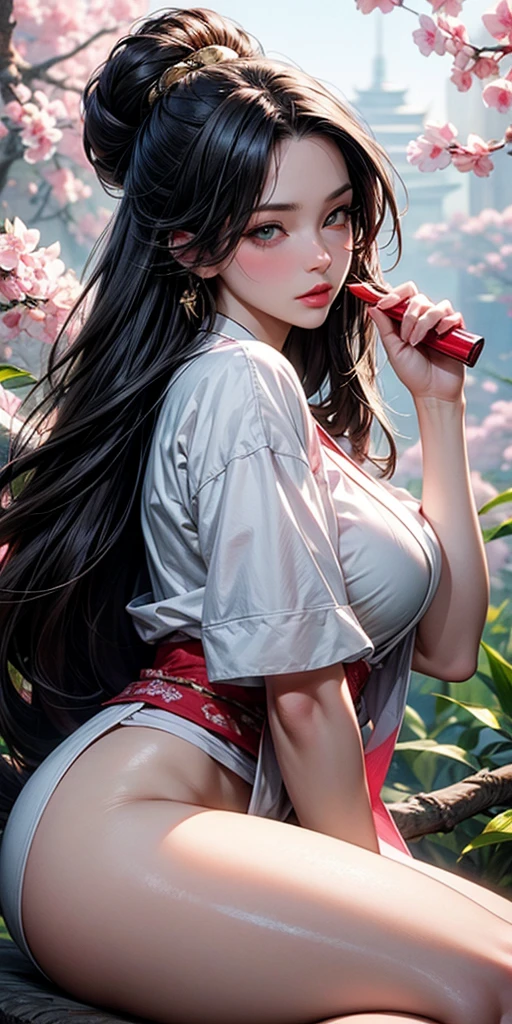 top-quality、Official art、extremely detailed CG unified 8k wallpaper、sleeve less、huge filesize、ighly detailed、hight resolution、ighly detailed、a beautiful detailed girl、Ultra mini skirt、White pants、sexy panties、extremely detailed eye and face、beautiful finely detailed eyes、Facial light、movie lights、(frombelow:1.3)、(point of view:1.2)、looking at the spectator、full body Esbian、fully body photo、Braids、Blowing tide、Ruins of the 、droolng、Very gigantic-breasts、Open legs、sexual excitement、Sex Expressions、Thinness、high-heels、Beautiful belly button、Beautiful shoulders、Beautiful、outside of house、(Hanfu:1.1)、teto、early evening、neon in the back、(toned thin legs)、a girl wearing a transparent silk scarf、no clothe、witheout panties、sitting on a bed、Open your legs、Arms raised above your head、In a seductive pose、