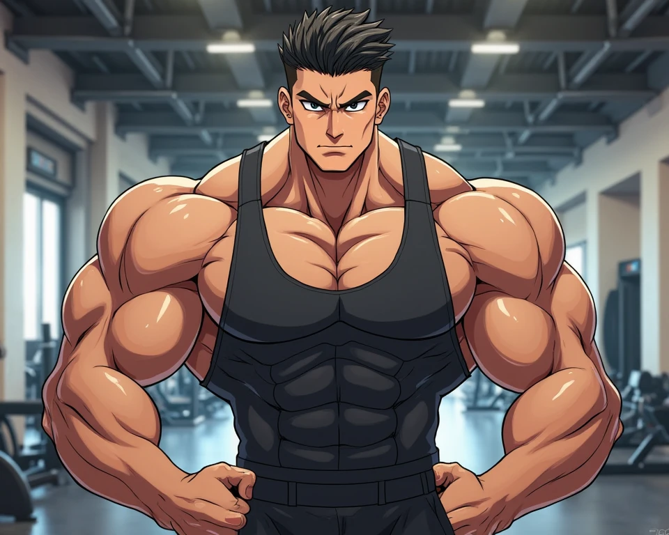 Ash Ketchum from Pokémon anime as a big dumb muscular bodybuilder jock in a locker room standing with slumped shoulders in line for inspection with other equally muscular bodybuilder jocks and staring blankly as his eyes glow red under hypnosis as he repeats, "Bigger... Dumber.... Must obey.... More like a jock bro every day.... Yes, Coach. I obey. Huhuhuhuh...." in a deep mindless emotionless voice with his fellow hypnotized jocks to forget about Pokémon training and focus instead on training his own body and obeying his coach. Mouth dropped open. Hyper swollen bulging crotch. Hyper muscles. Toned muscles. 5% body fat. Big biceps. Big triceps. Broad shoulders. Big traps. Big lats. Big meaty pecs. Massive deltoids. Six-pack abs. Spherical glutes. Brainwashing. Hypnosis. Hypnotized. Bro. IQ drain. Dumber and dumber. Meathead. Musclehead. Mindless. Hypno. Mind control. Brain drain. Entranced.