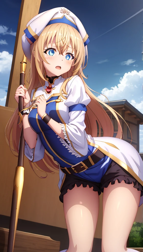 Imagen anime de una chica con ropa medieval