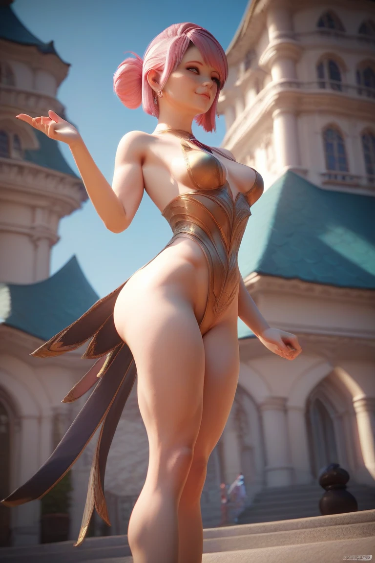 1 beautiful and sexy 20 year old girl, (((nude:2))), (((beautiful nipple:1.6))), (((nakek:2))), long hair and blue bangs, most detailed and beautiful hair jewelry, Baby super cute face, Very pretty face, sparse eyebrows, flawless beautiful face, ((black pupils:0.8)), very beautiful eyes, ((light blue eyes:1.4)), beautiful eyelashes and The details and makeup are magical, high nose, earrings, thin lips, red lips, no smile, beautiful lips, rosy face, clean face, flawless beautiful face, smooth white skin, (big breasts: 0 ,9)), Blums breasts, ((big and super round breasts): 0.9)), ( (super tight breasts: 1.2)), ((breast augmentation: 0.8)), beautiful breasts, pushing the chest forward, dress up, wearing red high heels, (((sitting position with legs wide open and arms behind: 1.5))), 8k photo, super high quality, super realistic, 10x super pixel, realistic photo, bright studio, bright border, two-tone bright color, skin (high detail): 1.2), 8k ultra, soft light, high quality, light amount, realistic, Image, high resolution, light, Best photo, 4k, 8k quality, blur effect, Smooth and sharp, 10 x pixels , aurora, lightning, super sharp graphics, most realistic graphics,((red flower background: 1.6)), 1 girl, alone, solo, full body."