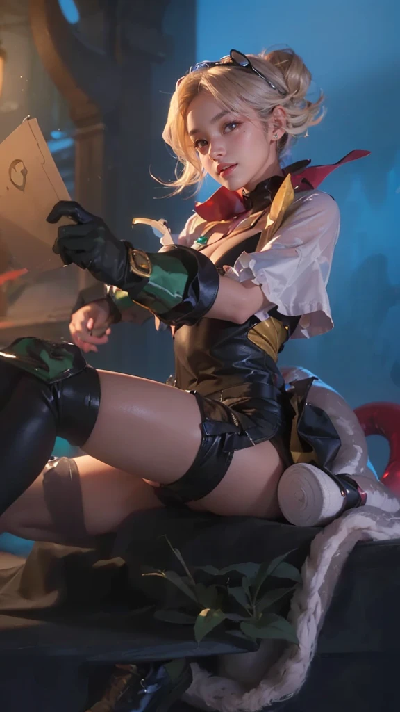 (8k, RAW photo, photorealistic:1.25) ,( lipgloss, eyelashes, gloss-face, glossy skin, best quality, ultra highres, depth of field, chromatic aberration, caustics, Broad lighting, natural shading,Kpop idol) looking at viewer with a serene and goddess-like happiness, big breast, big boobs